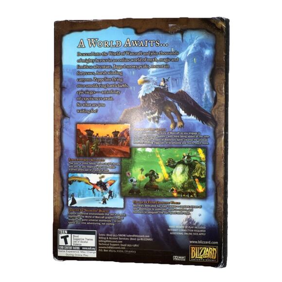 World of Warcraft (Windows/Mac, 2004) CIB COMPLETE Box Manual Catalog Discs 1-5 - Picture 10 of 10